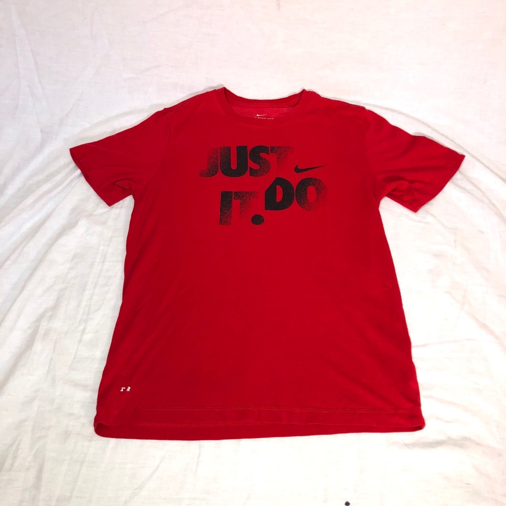 Nike Dri-Fit Just Do It Graphic Shirt Size Small - Picture 1 of 6